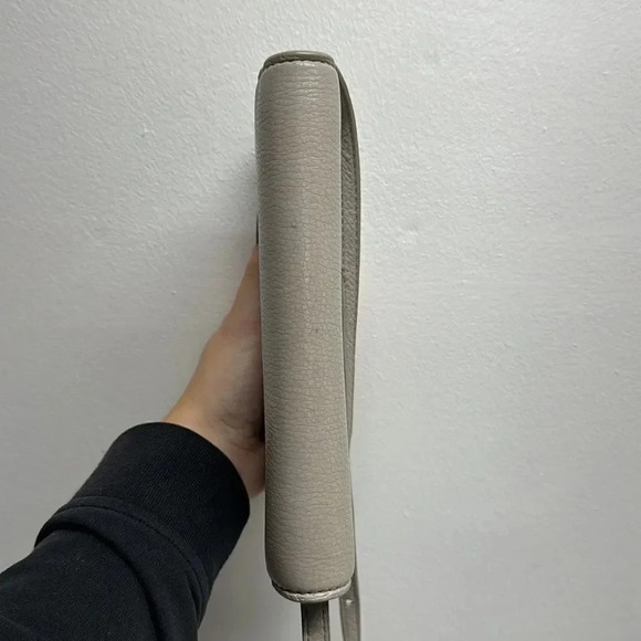 Tory Burch Robinson Concrete Leather Cross Body Wallet Convertible Clutch Purse - Picture 12 of 13